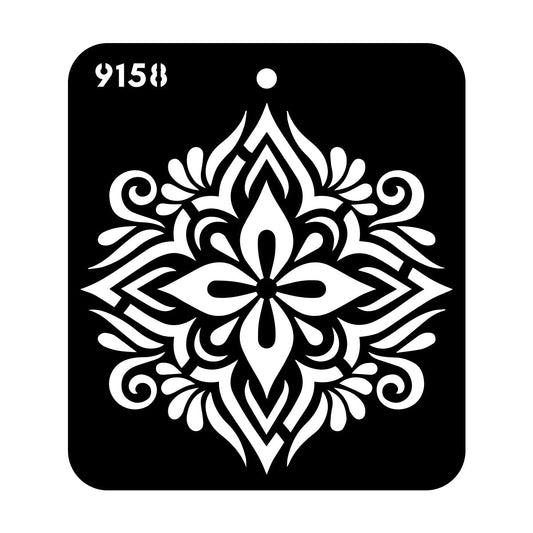 iCraft Mini Stencils 4x4inches Mandala #9158