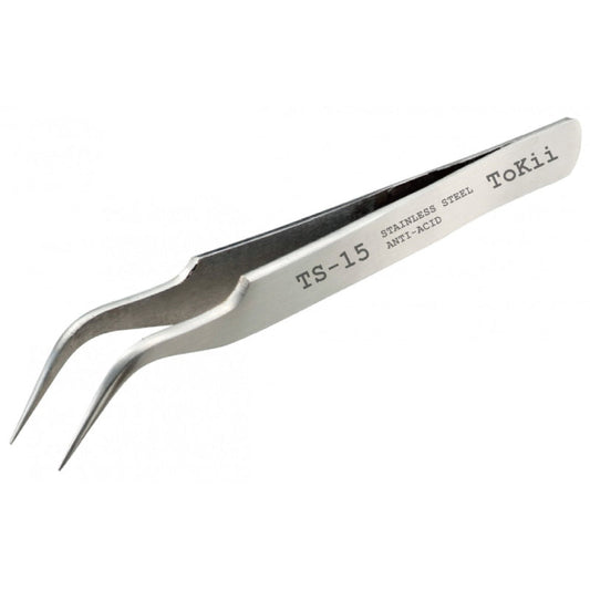 Laiwang Curved Tip Metal Tweezer TS-15