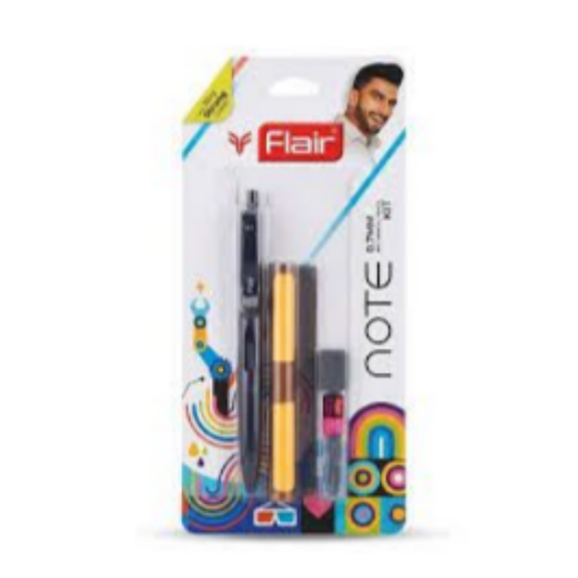 Flair Note mechanical pencil kit, 0.7mm, on plain background