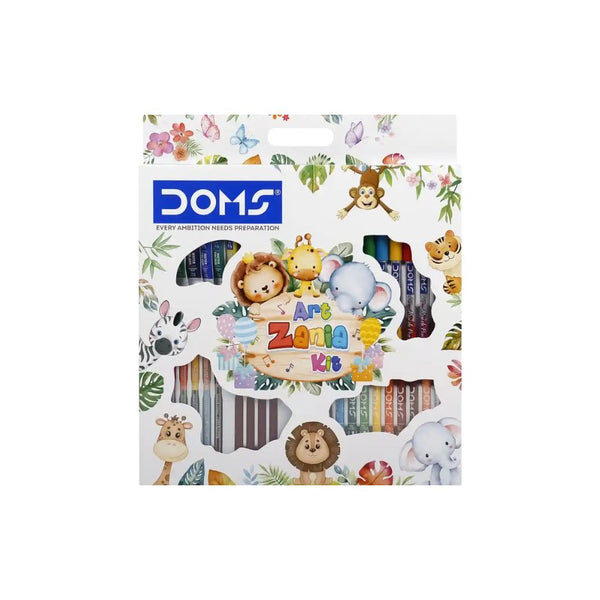 Doms Art Zania kit box with assorted stationery items