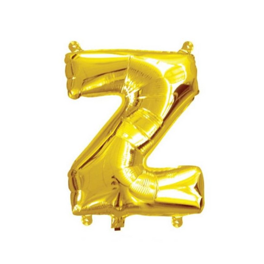 Alphabet Foil Balloon 16 inches, Letter Z