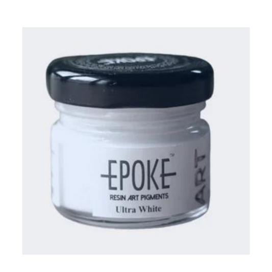 Epoke Resin Art Pigment 25g, Opaque, Ultra White