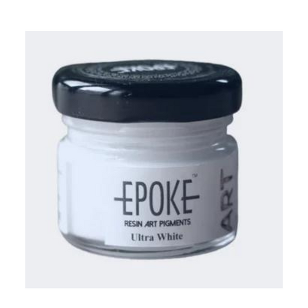 Epoke Ultra White opaque resin pigment jar