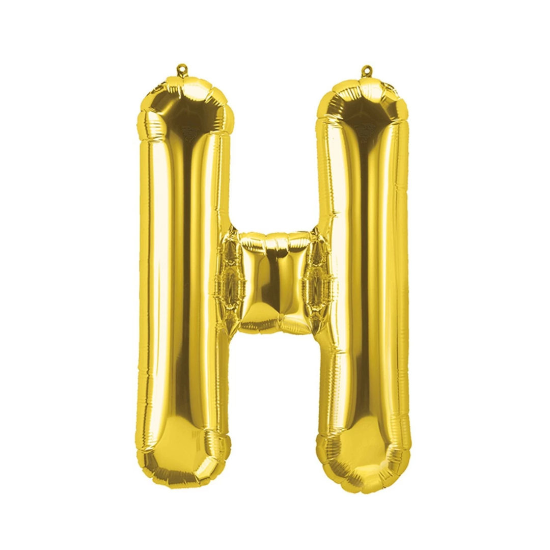 Alphabet Foil Balloon 16 inches, Letter H