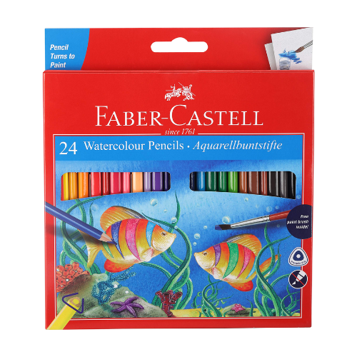 Faber-Castell Watercolour Pencils 24 Shades