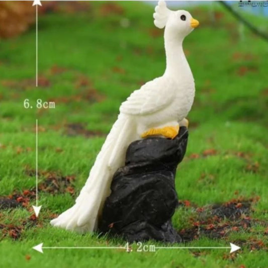 Miniature Peacock White #MTR515O