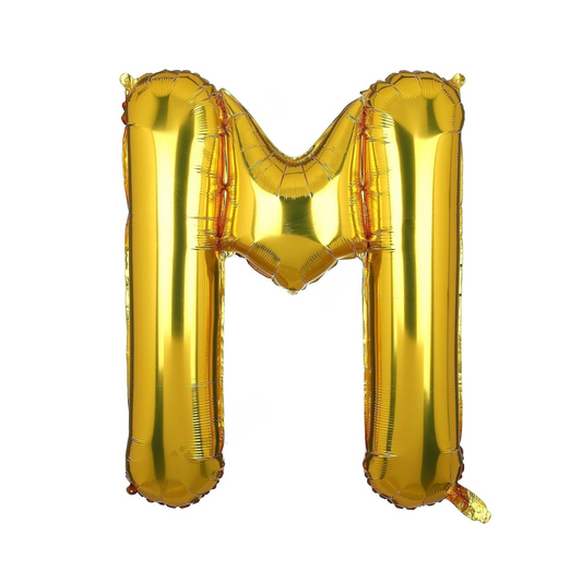 Alphabet Letter Foil Balloon 16", Letter M