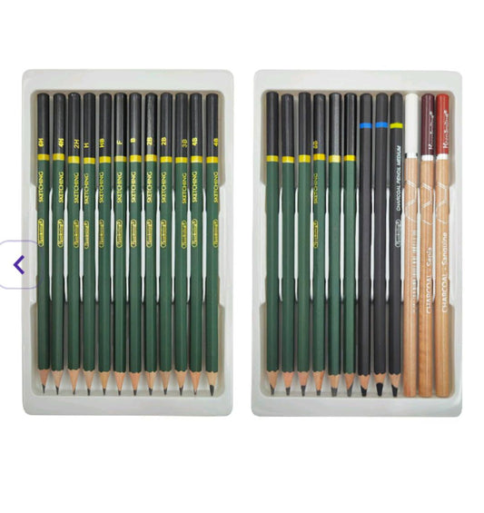 Keep Smiling Sketching Pencils 24pc