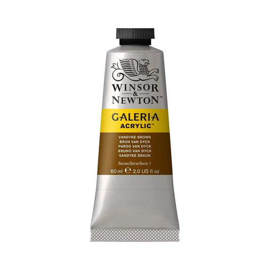 Winsor & Newton Galeria Acrylic Colour Tube Loose, 60ml, Vandyke Brown