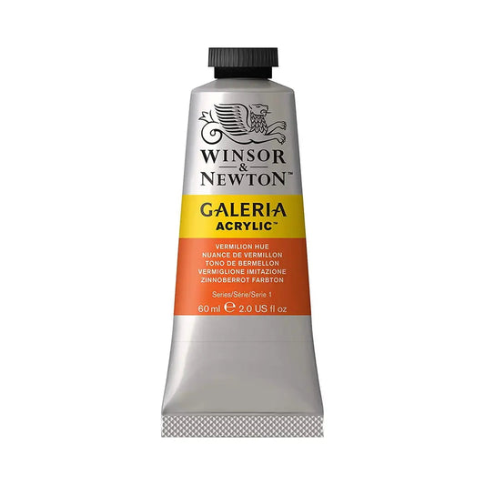 Winsor & Newton Galeria Acrylic Colour Tube Loose, 60ml, Vermilion Hue