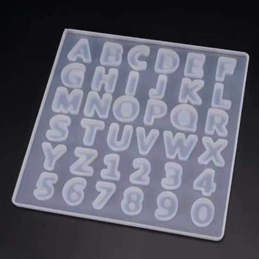 Silicone Mould Alphabets 5x5 inches #RM46