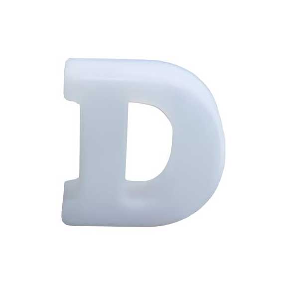 Silicone Mould Alphabet 5 inches Letter D