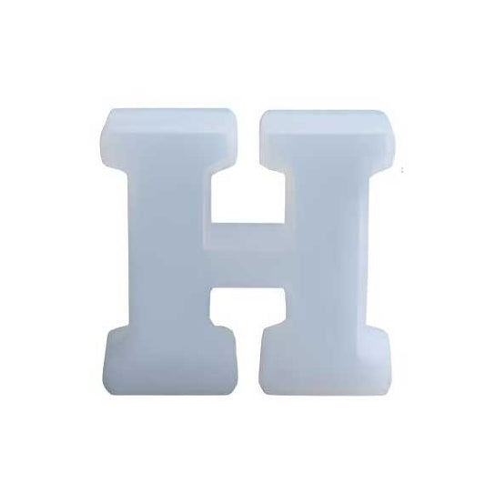 Silicone Mould Alphabet 5 inches Letter H