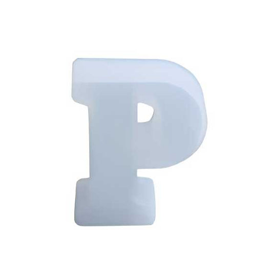 Silicone Mould Alphabet 5 inches Letter P