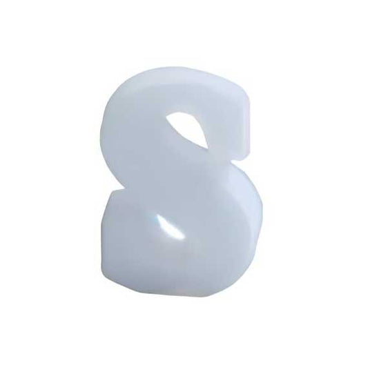 Silicone Mould Alphabet 5 inches Letter S