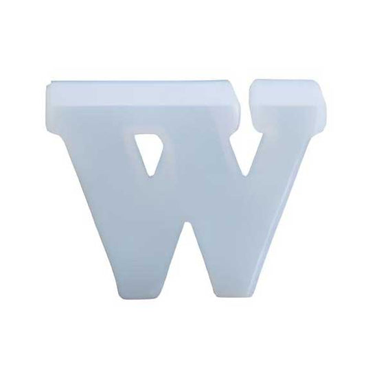 Silicone Mould Alphabet 5 inches Letter W