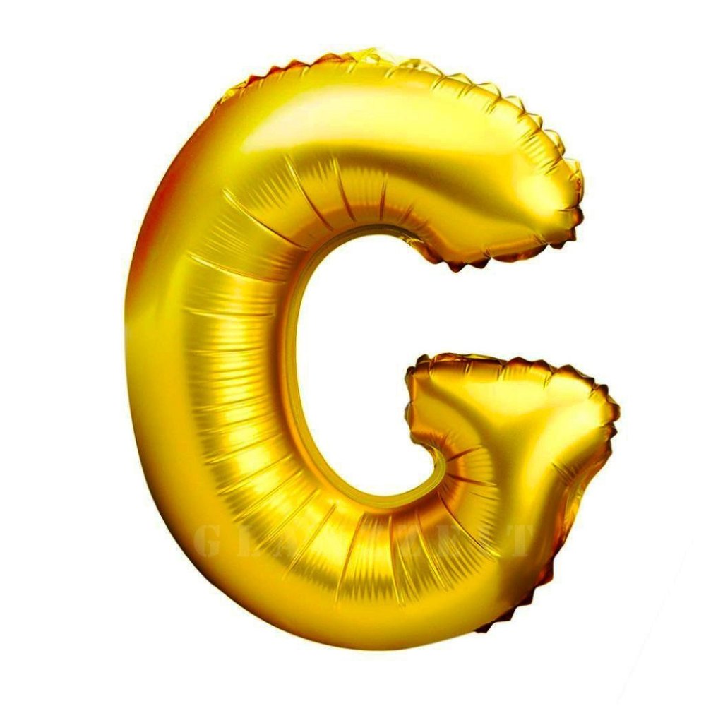 Alphabet Foil Balloon 16 inches, Letter G