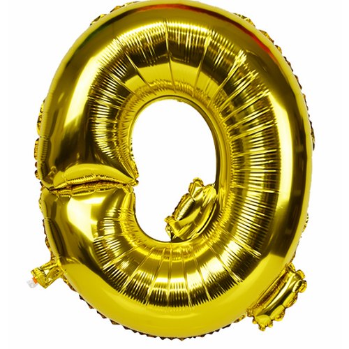 Alphabet Letter Foil Balloon 16", Letter Q