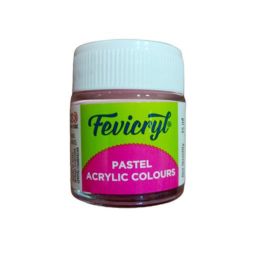 Pidilite Fevicryl Pastel Acrylic Colour 15ml, Pale Pink-453