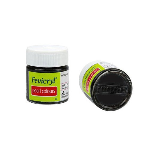 Pidilite Fevicryl Acrylic Colour 10ml, Pearl Black-306