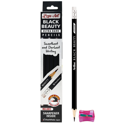 Artline Black Beauty Ultra Dark Pencils 10pc