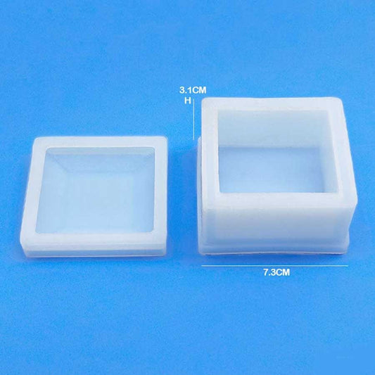 Silicone Mould Jewellery Box 3 inches #RM33