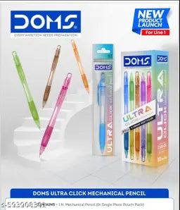 Doms Ultra Click 0.7mm mechanical pencil with coloured body