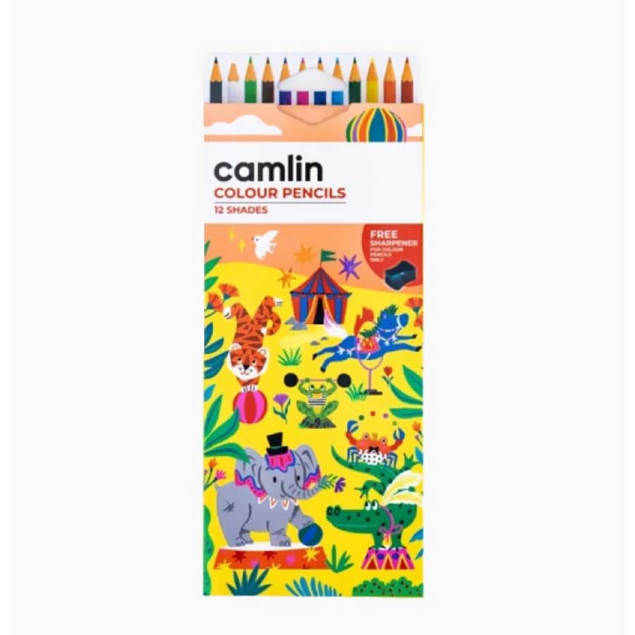 Camlin Colour Pencils, 175mm, 12 shades