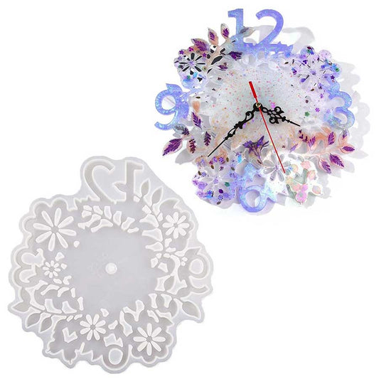 Silicone Mould Flower Clock 10 inches