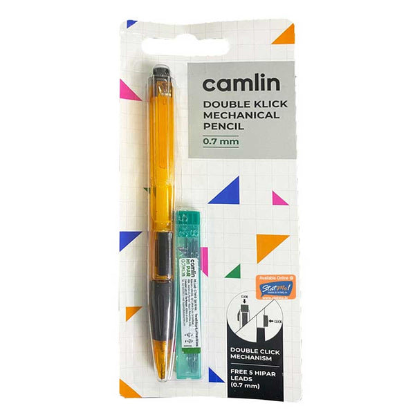 Camlin Double Click mechanical pencil, 0.7mm lead size