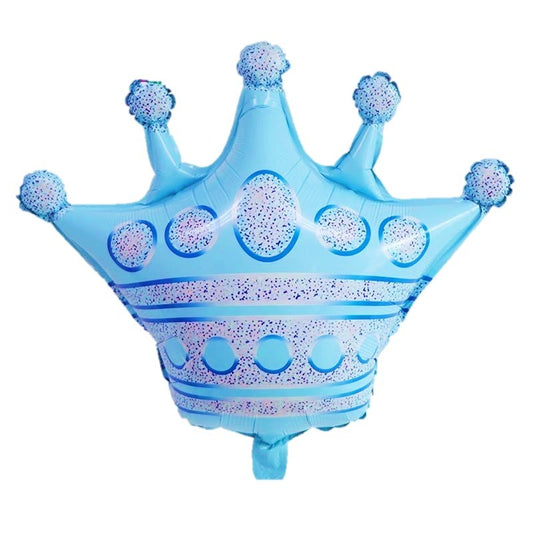 LD Foil Balloon Crown, Blue