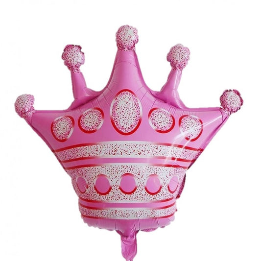 LD Foil Balloon Crown, Pink