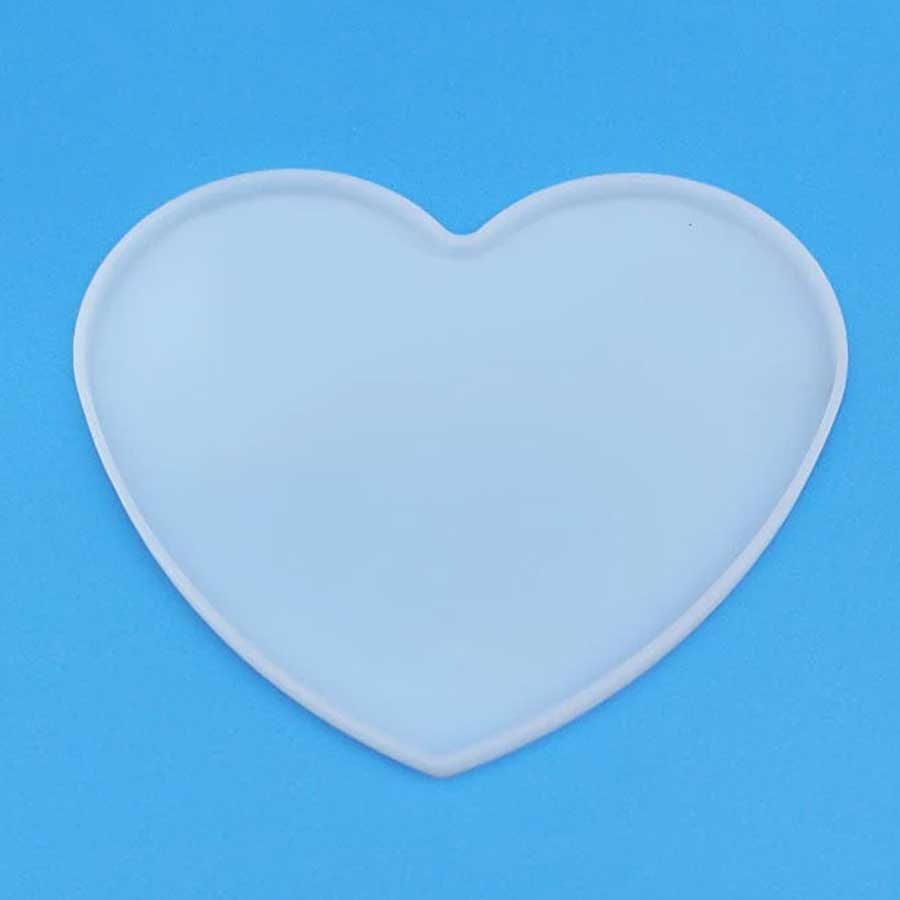 Silicone Mould Heart 7 inches 10mm #RM96A