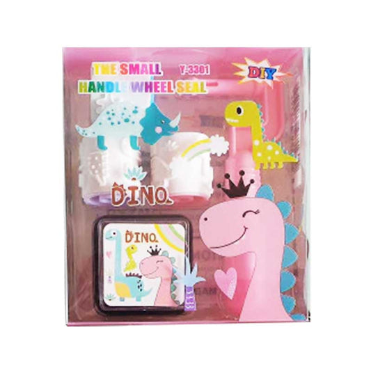 Kids Roller Stamp Set, Dino, 3 Stamp Rolls