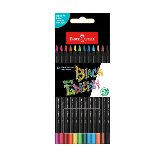 Faber-Castell Black Edition Pencils 12 Shades