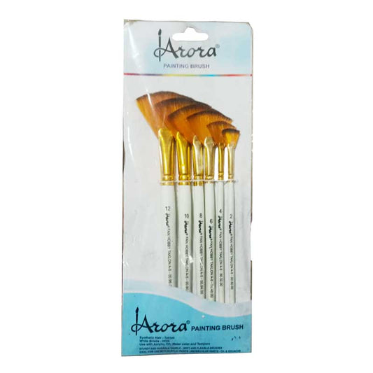 Arora Fan Brushes Set, 6pc