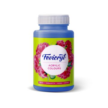 Fevicryl Acrylic Colour 500ml, Cerulean Blue-32