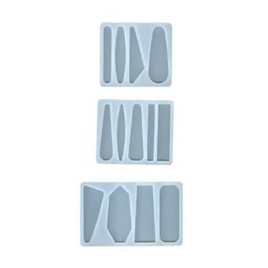 Silicone Mould Hair Clips 3pc