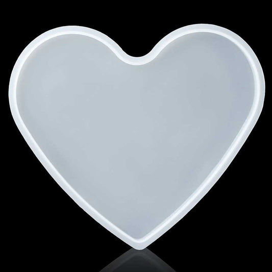 Silicone Mould Heart 6 inches 5mm