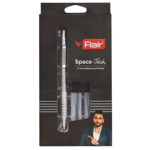 Flair Space-Tech metal mechanical pencil with clip