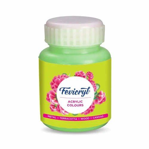 Pidilite Fevicryl Acrylic Colour 100ml, Neon Green-012