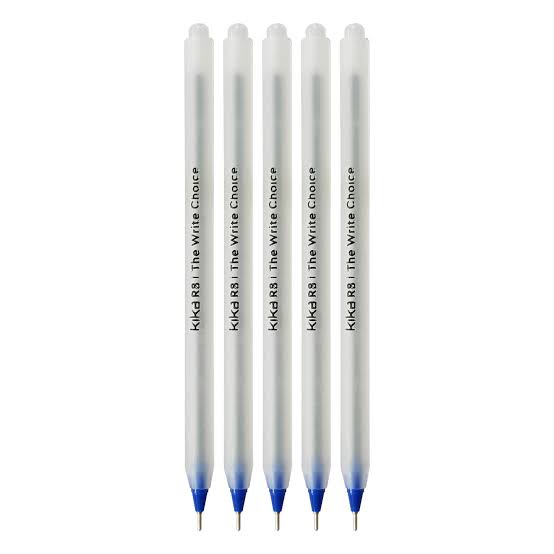 Doms Kika R8 Ball Pens, Blue, 5pc