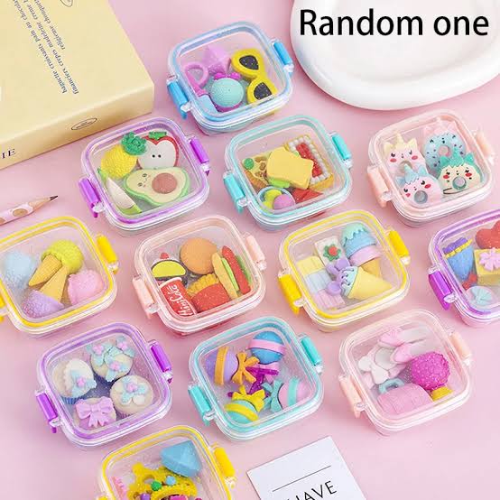 Lunchbox Eraser, Random Design