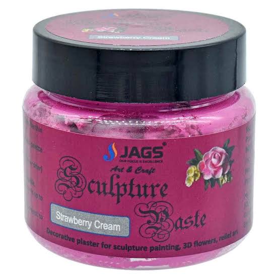 Jags Sculpture Paste 150g, Strawberry Cream tub packaging