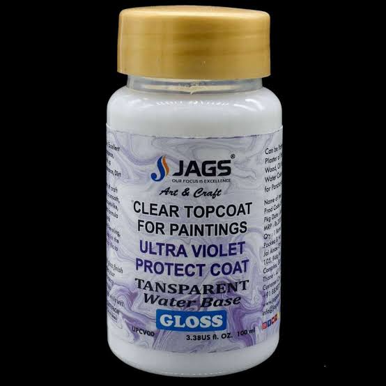 Jags Clear Topcoat Varnish 100ml, Gloss