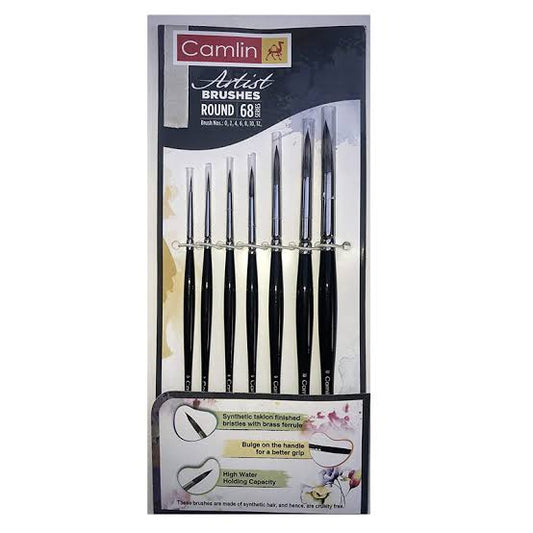 Camel Artist Brushes Round Series 68, 7pc