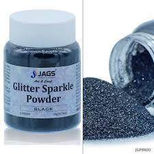 Jags Glitter Sparkle Powder, 20g pack, black shade