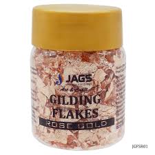 Gilding Flakes 3g, Rose Gold