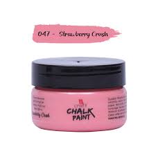 iCraft Chalk Paint jar, Strawberry Crush shade, 50ml