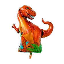 LD Foil Balloon 16 inches, Dinosaur